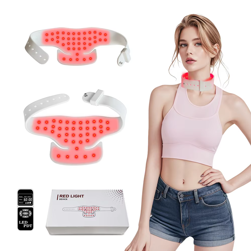 940nm 850nm 660nm vermelho e perto infravermelho terapia de luz envoltório pescoço perna braço almofada para alívio da dor músculos articulações relaxar dispositivo massagem