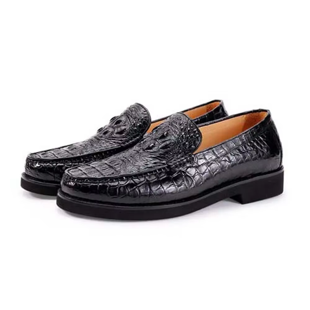 piliyuan men Leather shoes  male s business  Casual  loafers  crocodile