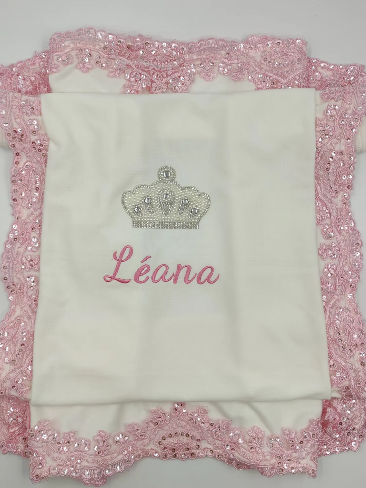 Comfortable Quality Fabric Knitted Wholesale Custom New Design Portable Babies For Blankets Newborn Baby Blanketpink