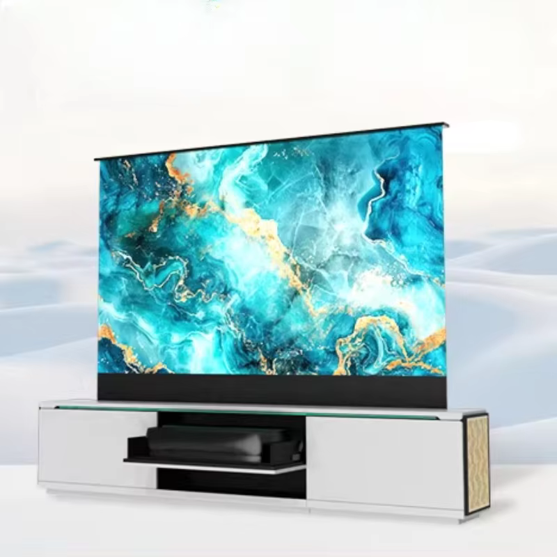 Design Storage Luxury Tv Cabinet Oak Shelf Unique Modern Living Room Tv Cabinet Solid Space Black Muebles De Salon Furniture