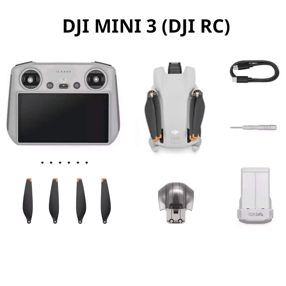 DJI Mini 3 Drone Beginner-Friendly Under 249 g Extended Battery Life 4K HDR Video True Vertical Shooting Original in Stock
