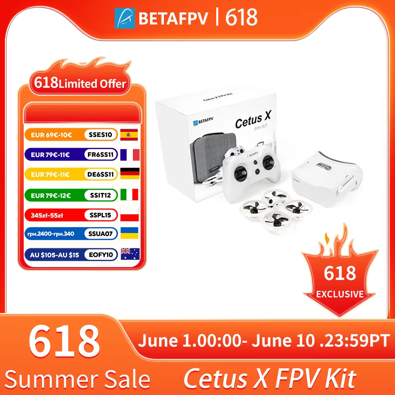 BETAFPV Cetus X FPV Kit  Brushless Quadcopter