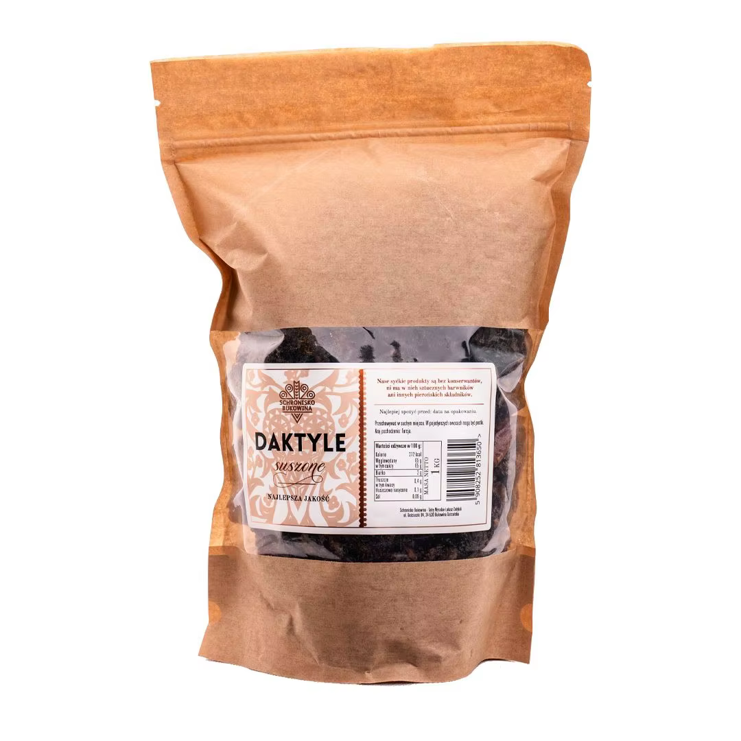 Datteln getrocknet, kernlos, 1 kg – Shelter Bukovina