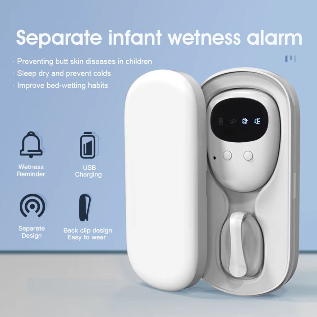 Wireless Wet Enuresis Alarm Elderly Trainer Digital Display Reminder Baby Child Bedwetting Reminder