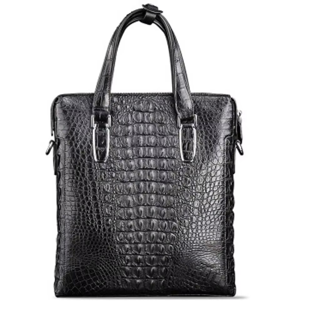 menggeka new crocodile  Single shoulder bag  male bag arge capacity  business  leisure  Inclined shoulder bag