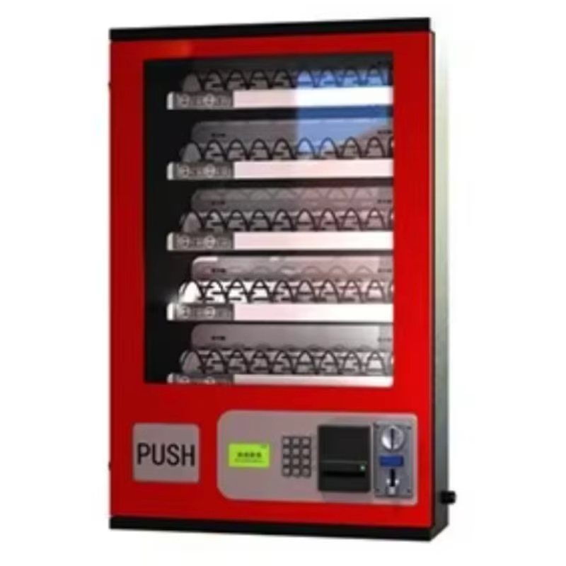 Factory Direct Wall Mounted Led Light Food Vending Machine High Quality Small Item Automatic Self Service Industry Equipment