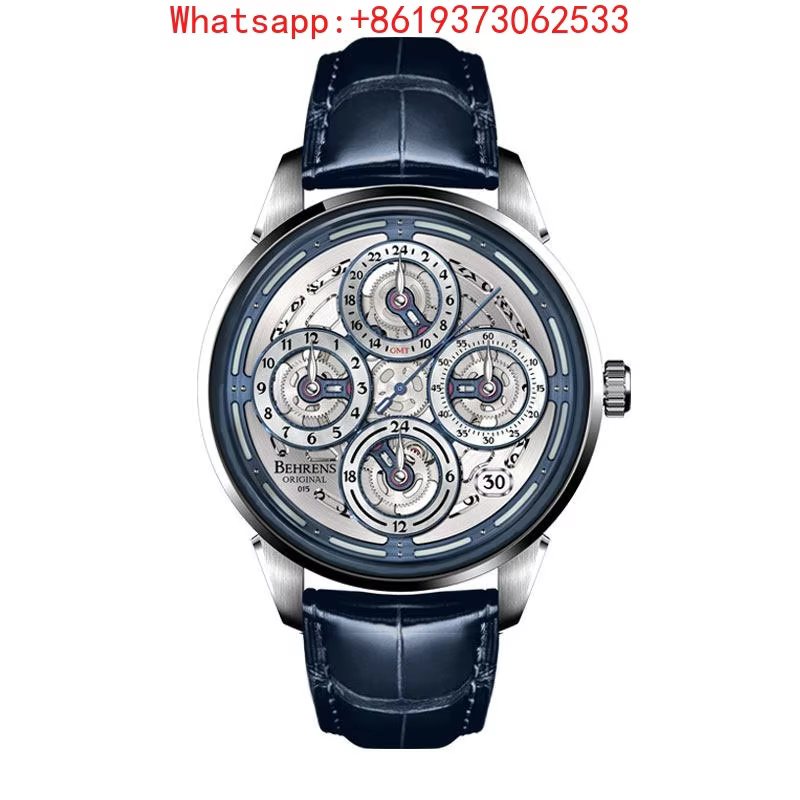 Customized Navigator Automatic Mechanical Watch GMT Domestic Brand