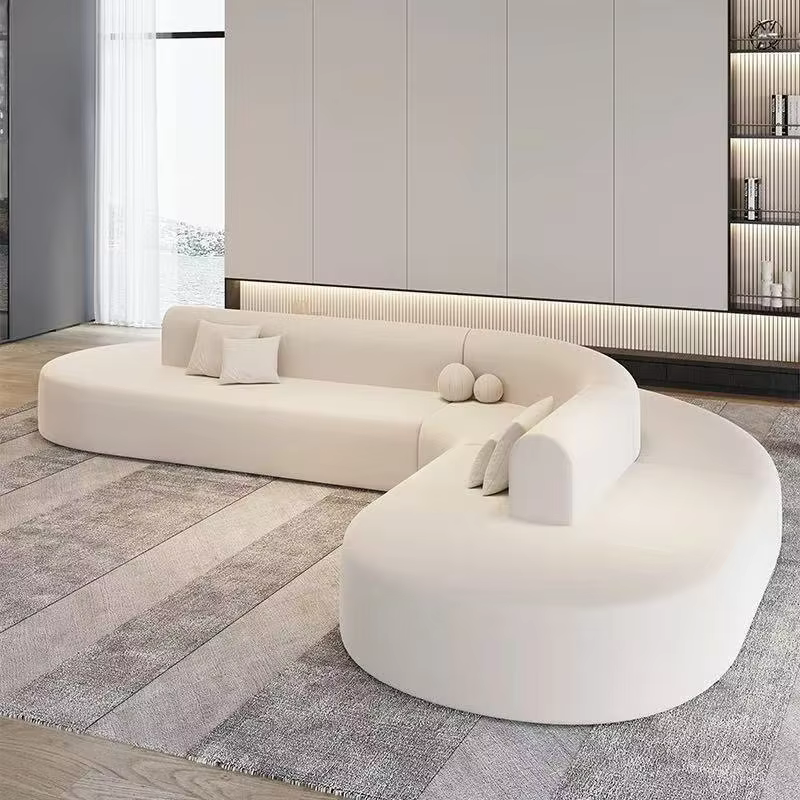White Wood European Sofas Filler Large Design Nordic Lazy Lounges Couch Puffs Salon Modern Canape Salon Unique Furniture