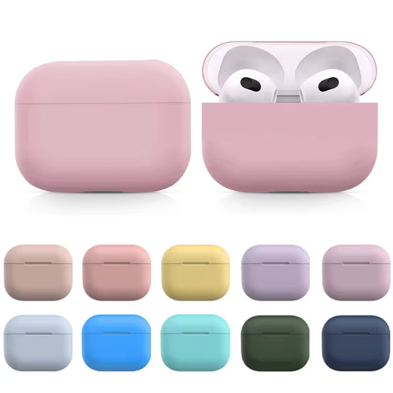 Soft Silicone Earphone Covers for Apple airpods 3/4 case Protective Headphones airpods4/3 Cases For Airpods Pro 2 Accessories