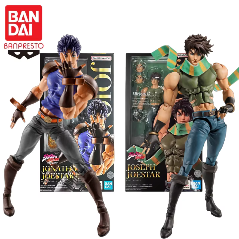 In Stock 100% Original Bandai S.h.figuarts Shf Jojo Jojo Jonathan Joestar Model Kit Shf Action Figures Model Toys Figurine Gift