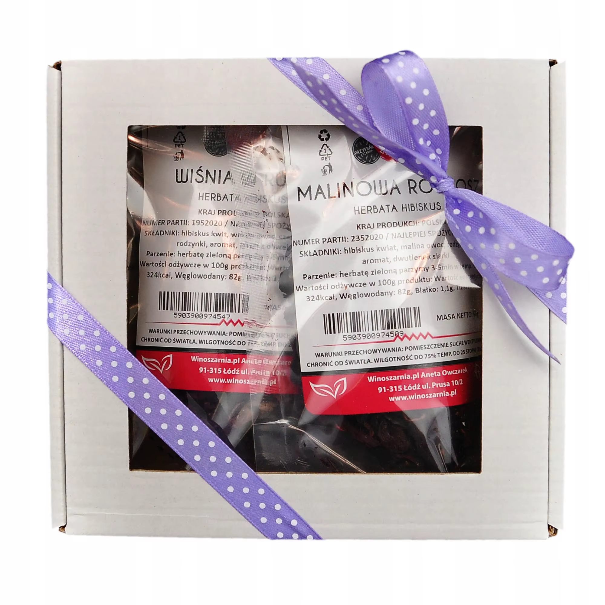 Früchtetee Teeset Tee-2x50g als Geschenk