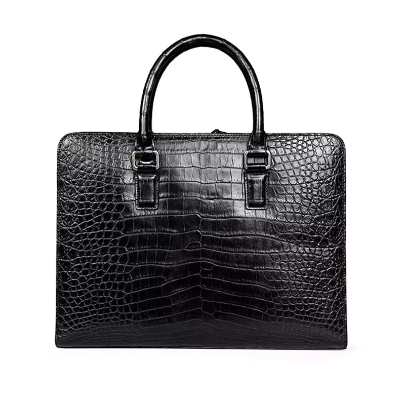 JDyinshang new crocodile  men briefcase men business version of large capacity official bag