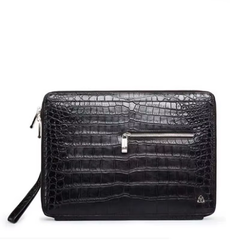 gete new New men hand  men large capacity  crocodile  men clutch bag