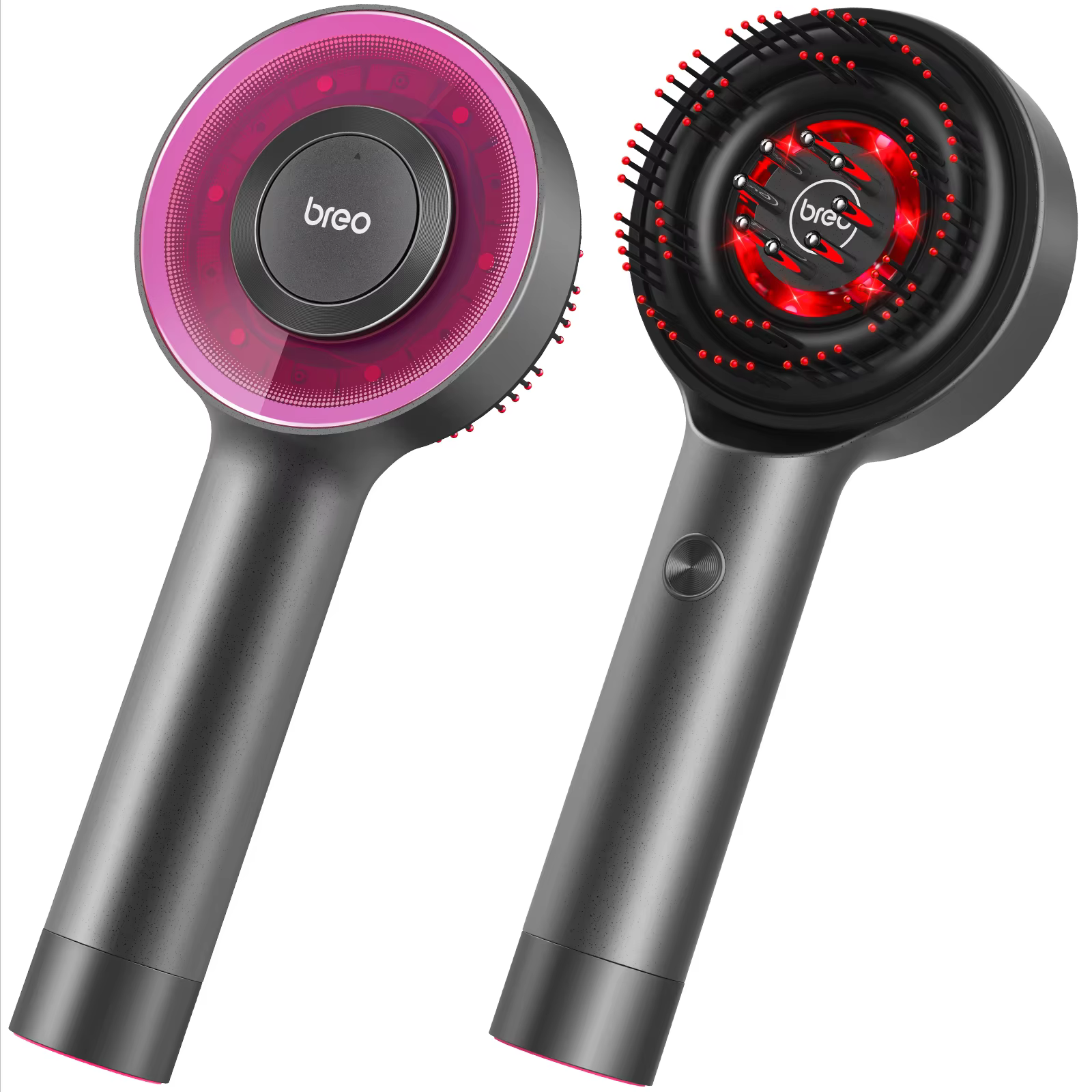 Breo Scalp3 Scalp Massaging Brush Hair Massager Comb with IPX7 Waterproof, Cordless Electric Massager Type-C