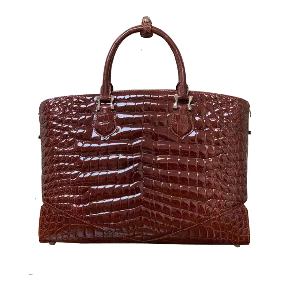 yinshang new arrival men crocodile bag male handbag fashion business office meeting bag banquet