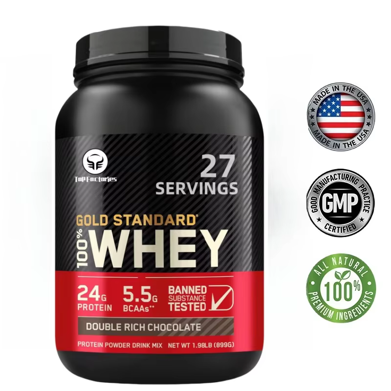 100 % reines Whey-Isolat-Proteinpulver, lactosefrei, glutenfrei, mit Vitaminen, 24 g Protein pro Portion