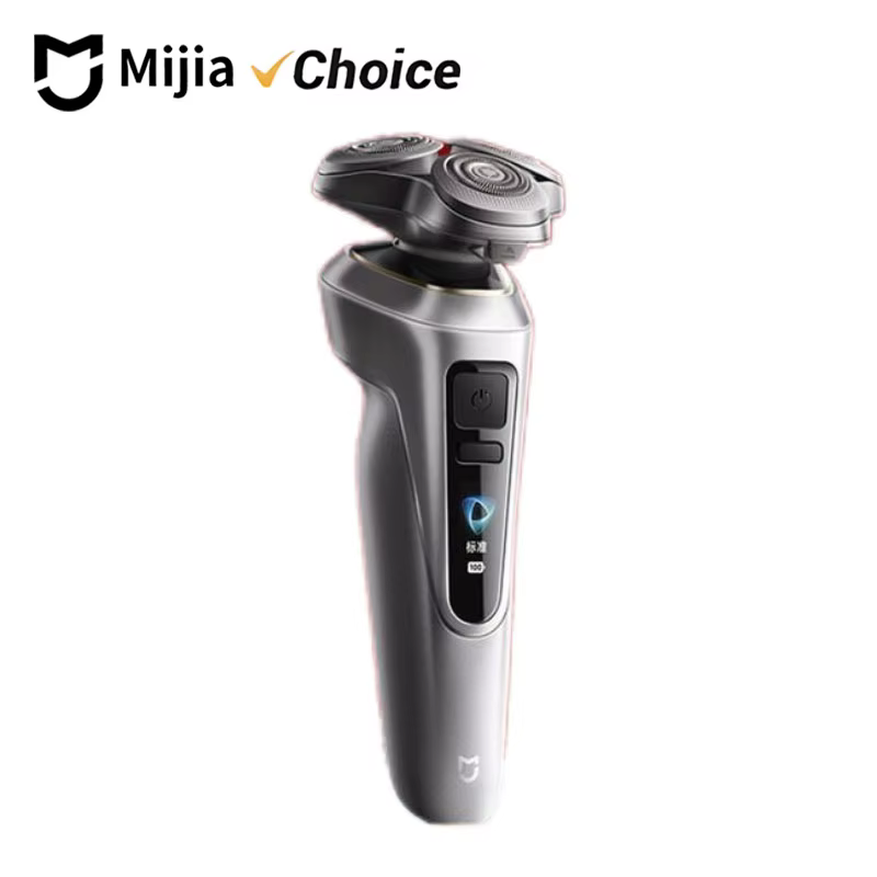 Barbeador Elétrico Mijia Pro, Aparador de Barba, Lâmina à Prova d'Água, Tela Colorida Dinâmica 360 °   Máquina de Barbeamento Completo Mi Shaving Beard