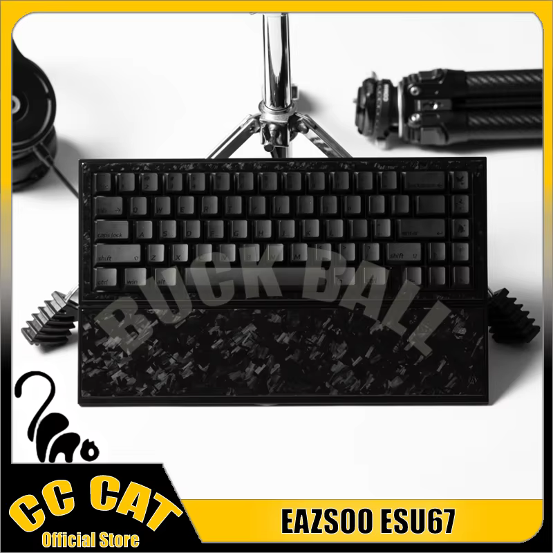 Eazsoo Esu67 Magnetic Switch Keyboard Wired Mechanical Keyboards Integrated Flip Wrist Gaming Keyboard Hifi Low Delay For Fps