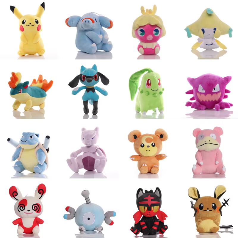 Pokemon Neueste 41 Arten Plüsch Smoochum Jirachi Phanpy Spielzeug Pikachu Peluche Gengar Mewtwo Gefüllte Puppen Kawaii Spielzeug Hobby Geschenke