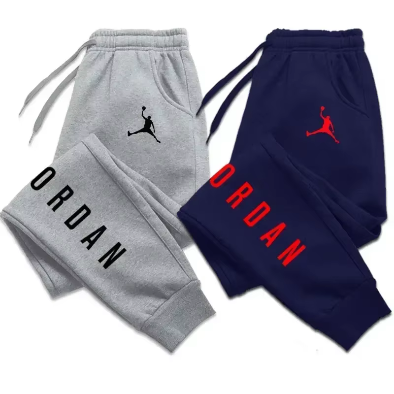 Men's winter and spring sport casual pants, sport running pants, Harlekuku street print clothing pants, comfortable Harlekuku st