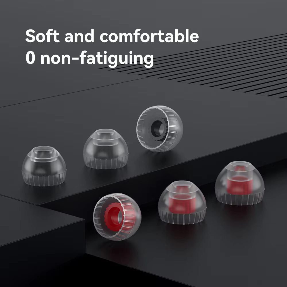 TRN T Ohr-Tipps Silikon Eartips Doppel Unterstützung Struktur Kopfhörer 3 Pairs Kopfhörer Headset Ohrhörer TRN MT3 Kirin BAX