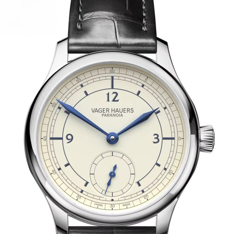 Classical Small Three-Pin Watch Men's Mechanical Watch Manual Waterproof 37mm Two and A Half Pin Small Dial Men's Watch