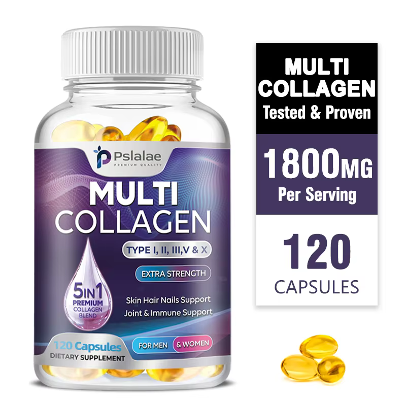 Mehrere Kollagenkomplexe – Typen I, II, III, V und X – Unterstützung für Haare, Haut, Nägel, Knochen, Gelenksgesundheit