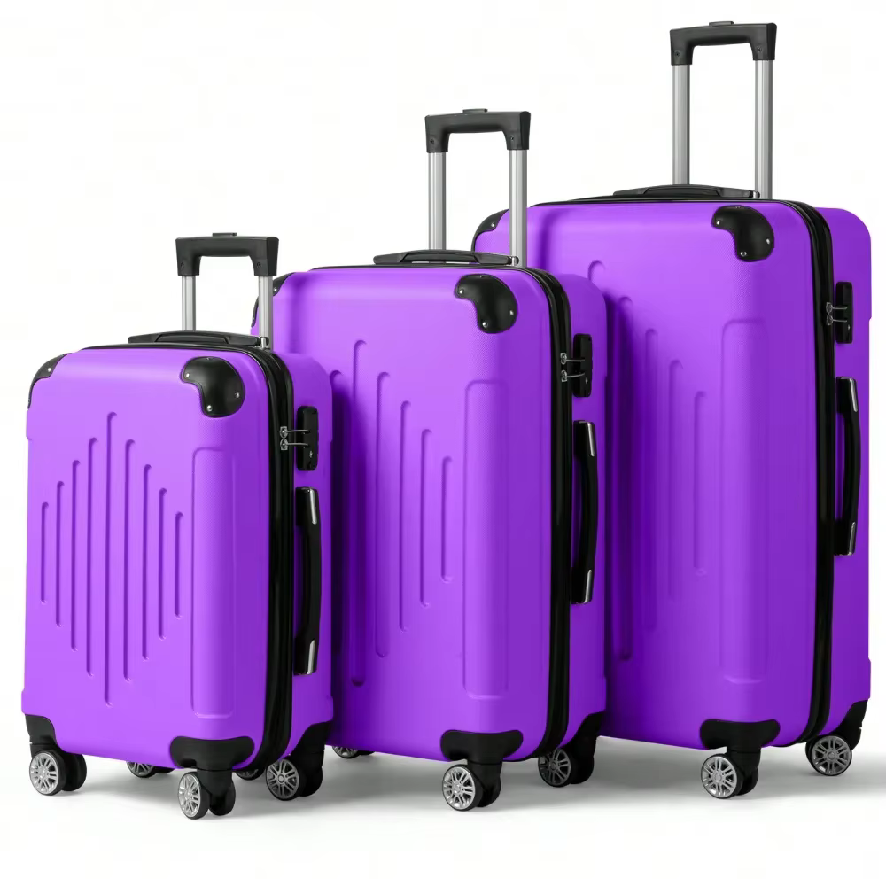 Piece Luggage Set, Carry on Suitcase Sets Hardside Lightweight Spinner with TSA Lock, Butter Yellow