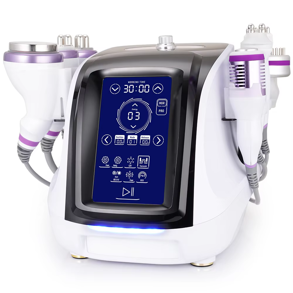 8IN1 Cavitation Vacuum Massage Device 40K RadioFrequency Multifunctional Body Sculpting Body Shape Lipo Laser Slimming Machine