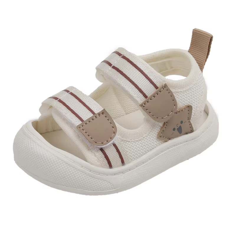 0-3 Years Baby Sandals High Quality Toddler Summer Shoes Outwear First Walkers Little Boys Girls Open Toe Sandals For Baby White