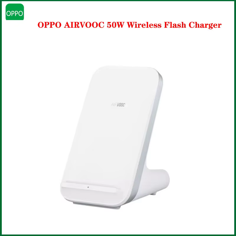 For OPPO AIRVOOC 50W Wireless Flash Charger Wireless Charging Stand 50W Max Dual-coil Design Qi Wireless Charging
