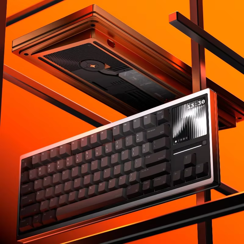Mass 80 Keyboard Customized Hot Swappable Gasket-mounted 80% Layout Ergonomic Keyboard Esports Gaming Mechanical Keyboards Gift