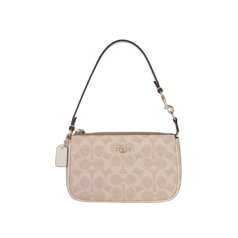 COACH Nolita 19 Shoulder Bag In Signature Canvas Sand Chalk CW426
