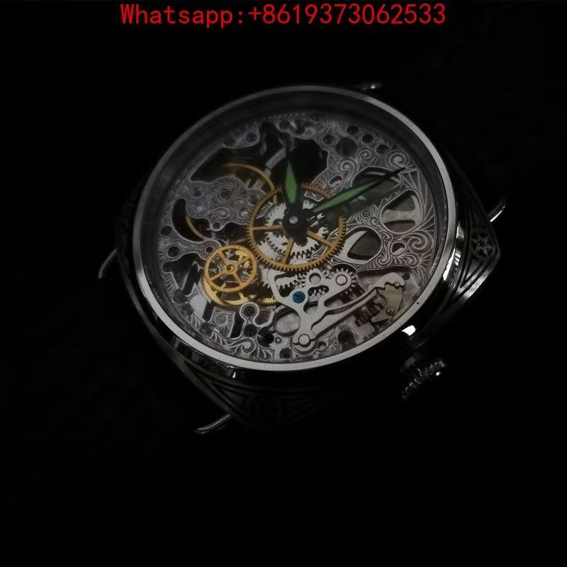 Customized Handmade Mechanical Watch, Carved Case, Pocket , Pendant , Hollow , Three-in-one Multi-purpose