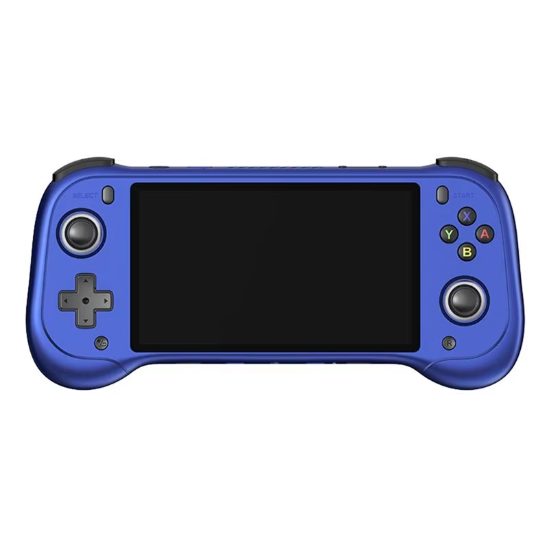 H55 Retro Video Handheld Game Console 8+ 64G Storage, 5.5 Inch HD IPS Screen, Dual Hall Joystick, And 20+ Emulators Player