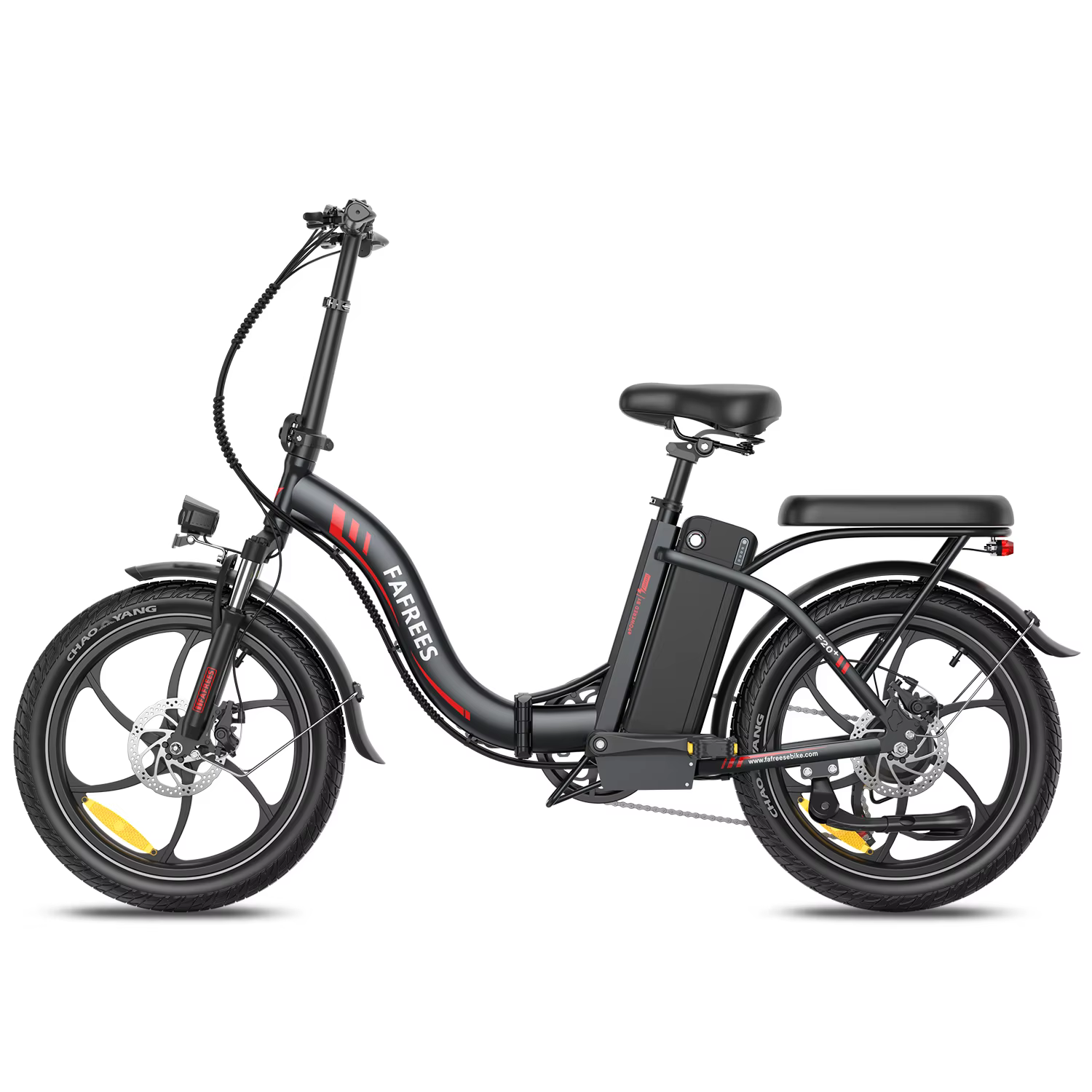 Folding Electric Bike Fafrees F20+ 20" x 3.0 MTB ebike for Adults, 36V 20Ah Removable Battery, 75-100km Range