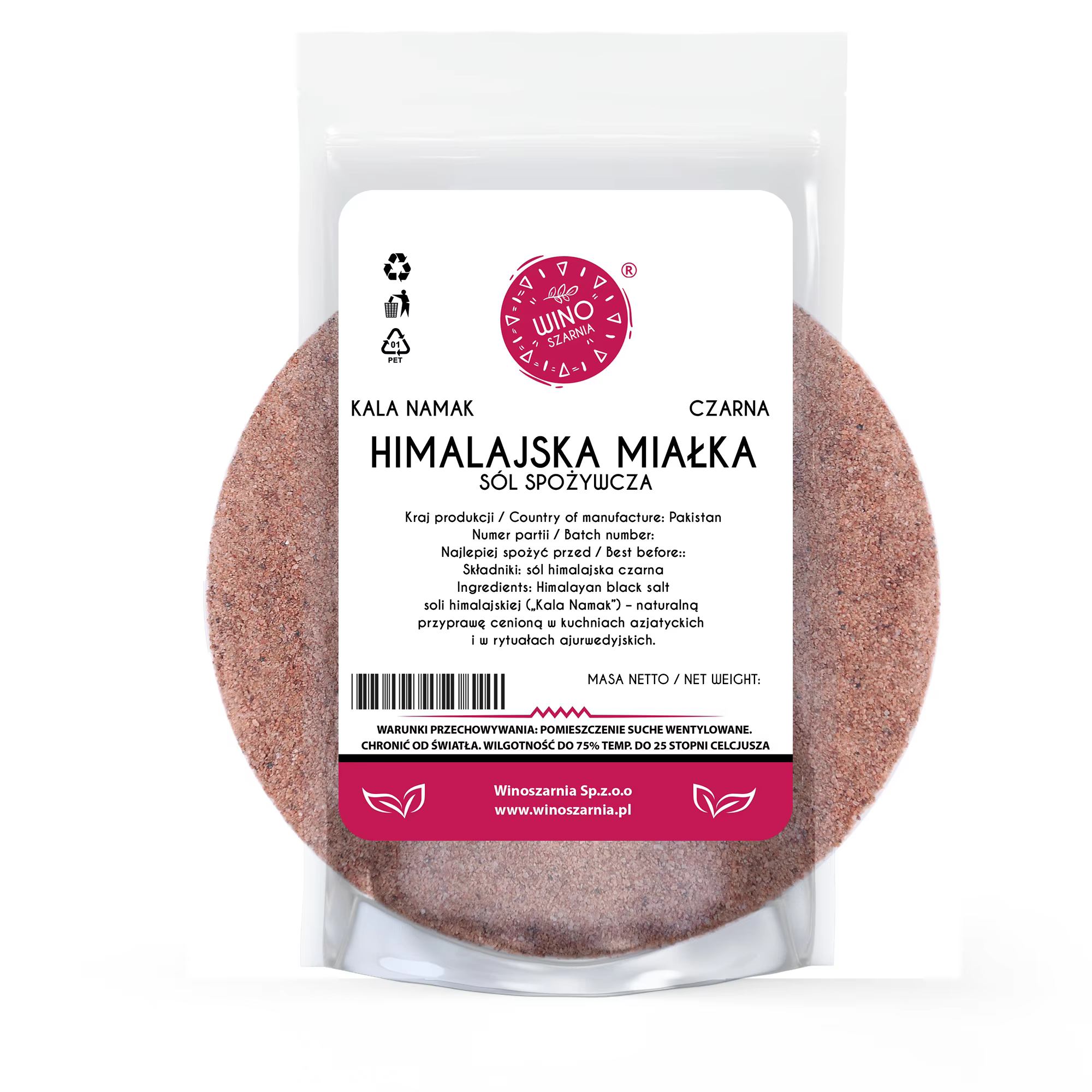 Schwarzes Himalaya-Salz, fein, Kala Namak - 1kg