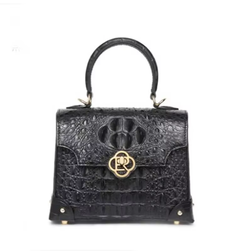 ouluoer crocodile bag Inclined single shoulder bag  crocodile leather women handbag  fashion  Female bag