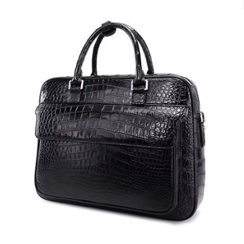 weitasi  new Crocodile skin men handbag business casual single shoulder bag for men handbag