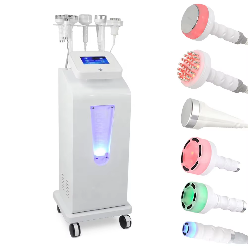 เครื่องนวดกระชับสัดส่วน 5D 120K Cavitation Vaccum Beauty Machine 6 in 1 รุ่น WL-12 อุปกรณ์นวดกระชับสัดส่วน ยกกระชับใบหน้า กำจัดเซลลูไลท์