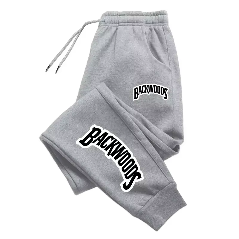 Men's sports pants, fashionable letter printed pants, sports jogging pants, outdoor home comfortable versatile sweatpants