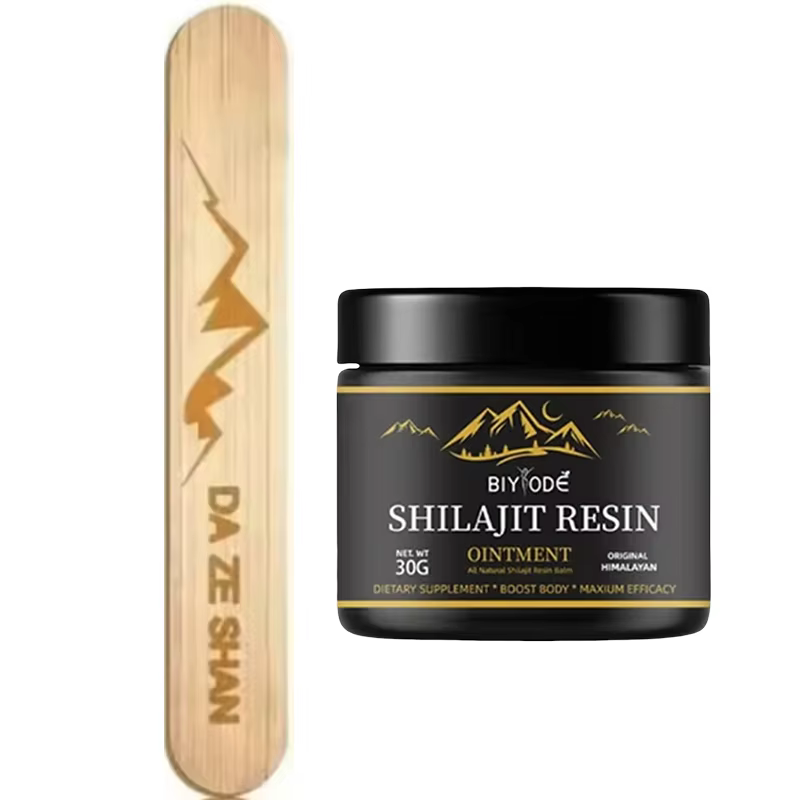 Großhandel 30g/50g GESCHENK-METALLLÖFFEL AUS SHILAJIT AUS SIBERIEN für Männer Tattoo-Creme