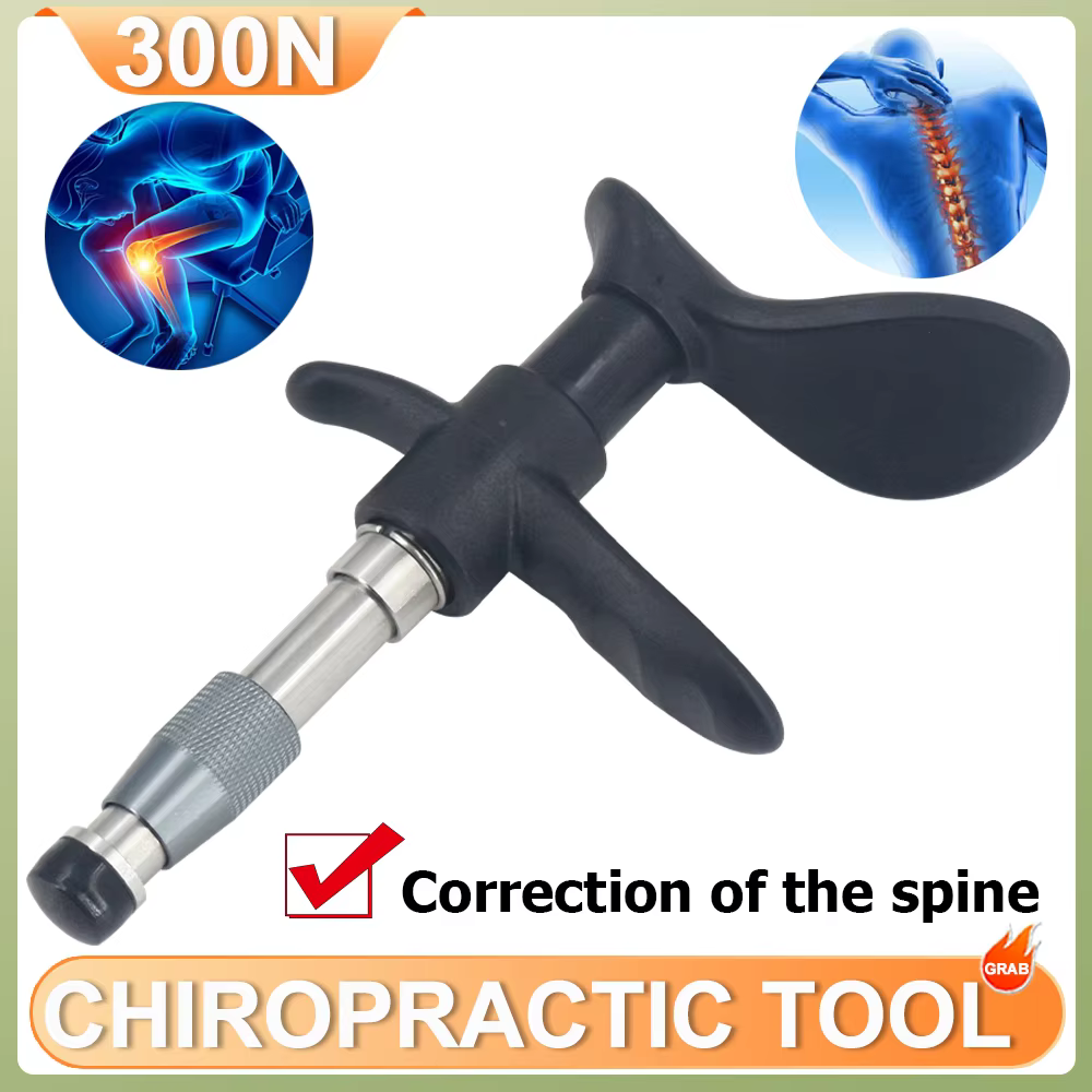 Chiropractic Adjustment Tools Therapy Body Physical Massager Effective Improves Limbs Back Pain Portable Massage Manual Gun New