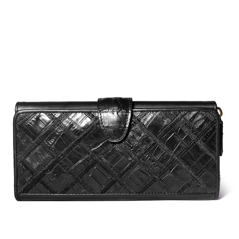 KEXIMAyuan new  crocodile leather men wallet  import  crocodile male long crocodile handbags Female bag