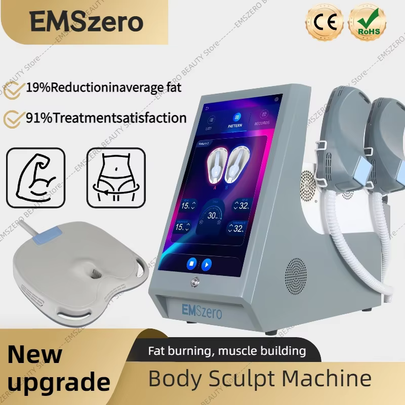 EMSzero Sculpt Machine 15Tesla 6500w EMS RF Fat Slimming Burning Muscle Stimulation Body Sculpting 15 Electromagnetic Therapy