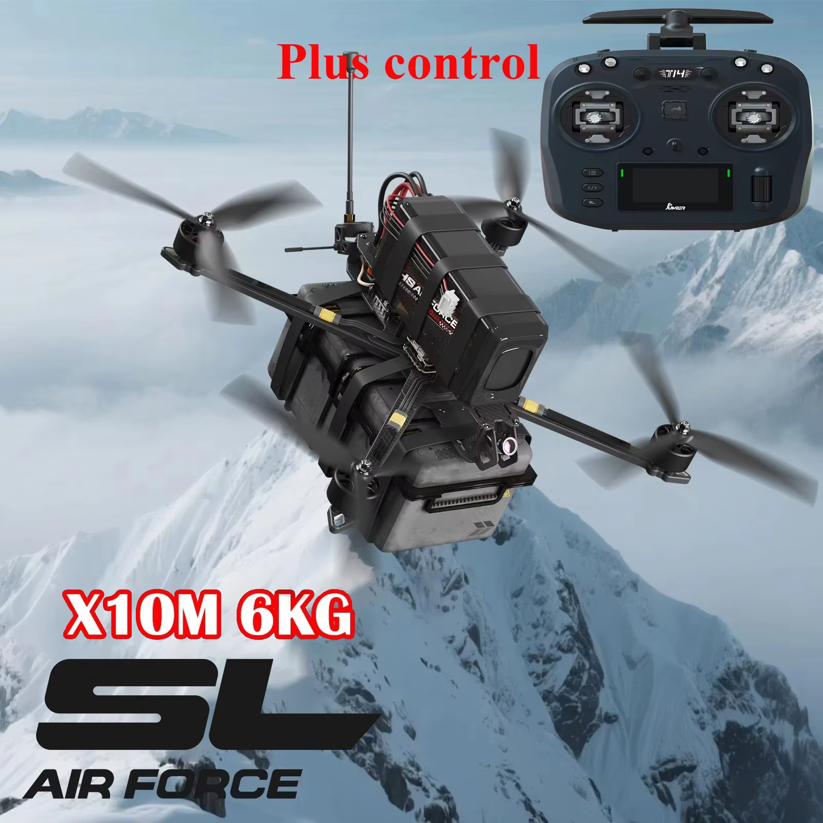 SL Airforce 10 Inch Profesional Four axes carbon fiber Rack Original FPV Racing SL-X10M drones 4k with HD Camera GPS FPV Drone