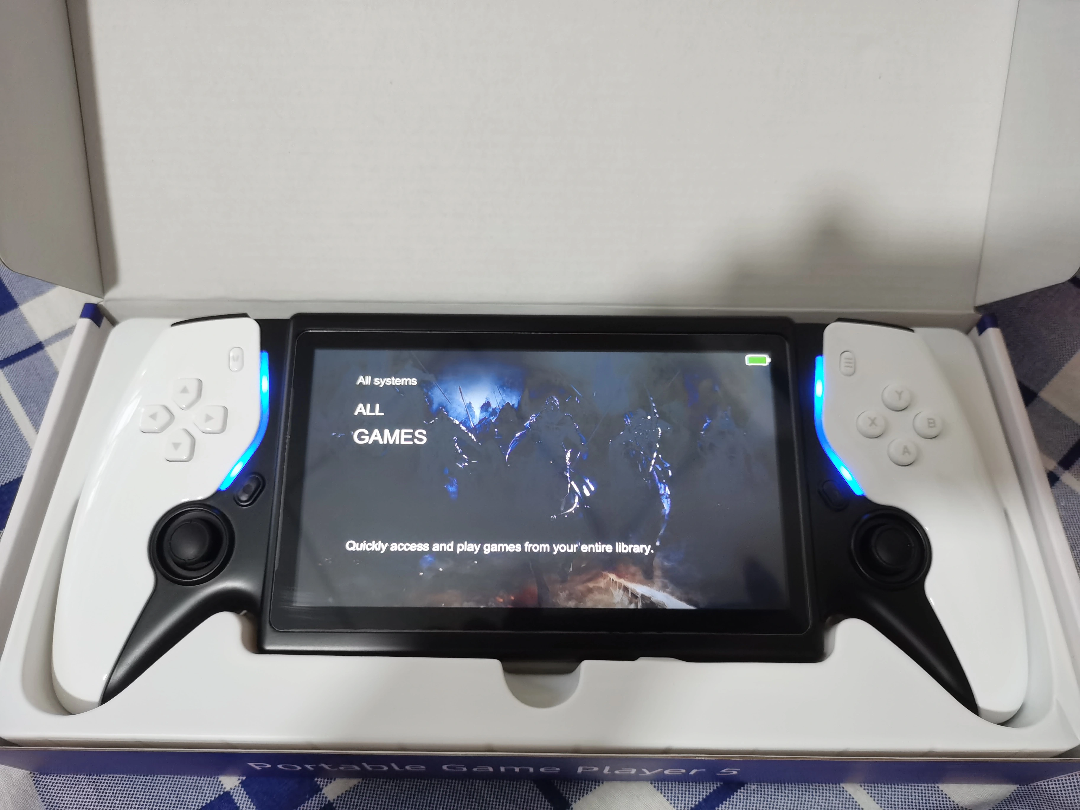 Project X HC8000 PSP Handheld Video Gameing Console Compatible with Emulators 30+ 7-Inch Screen Retro Game Player 64G PSP Gift
