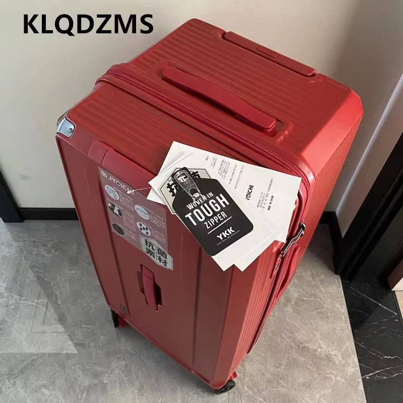 KLQDZMS Luggage Travel Bag ABS + PC Boarding Box Large-capacity Trolley Case Women's Password Box Student Rolling Suitcase