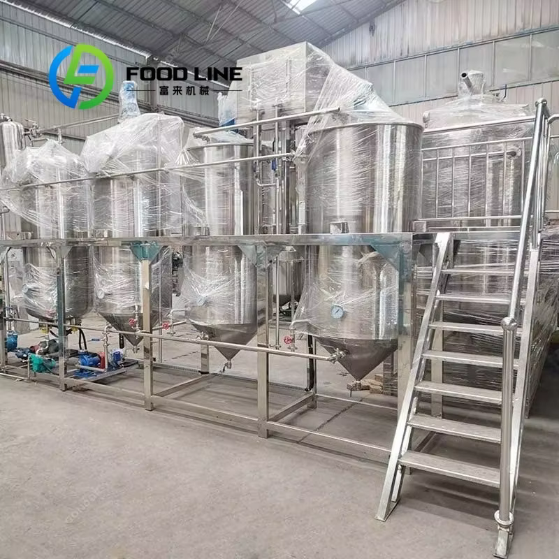 Edible Oil Processing Line Cold Hot Press Machine Continuous Refining System for Peanut Sunflower Soybean Sesame Seeds Customize