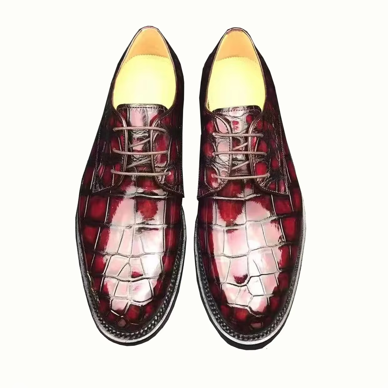 yingshang new men dress shoes male crocodile shoes wedding fashion business office shoes